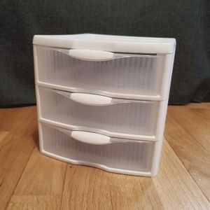 Mini 3 drawer organizer